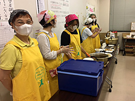 8月19日（土）炊き出し（らくゆう館）