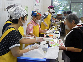 8月26日（土）炊き出し（らくゆう館）