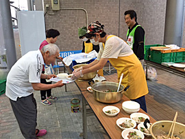 9月10日（日）炊き出し（ピーポート甘木）