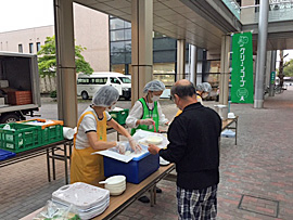 9月14日（木）炊き出し（ピーポート甘木）