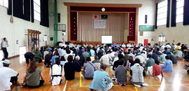 9月24日（日）住民説明会（松末：杷木小学校）