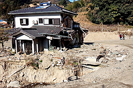 志波道目木地区のようす