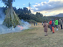 長野地区 どんど焼き