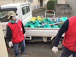 御船町 解体前の家の片付け支援