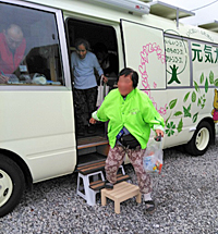 元気カーによる移動販売