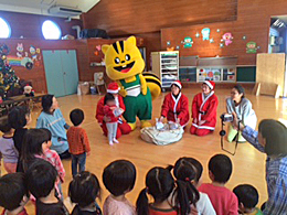 南阿蘇村、御船町の保育園・幼稚園でのクリスマスイベント