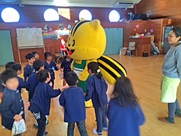 南阿蘇村、御船町の保育園・幼稚園でのクリスマスイベント