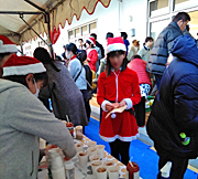 益城町の保育園のクリスマス会