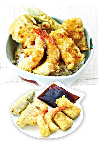 GC国産具材の天丼セット 1人前(天ぷら85g,タレ30g)