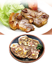 GC産直豚肩ロースステーキ(ガーリック) 270g(2〜3枚)