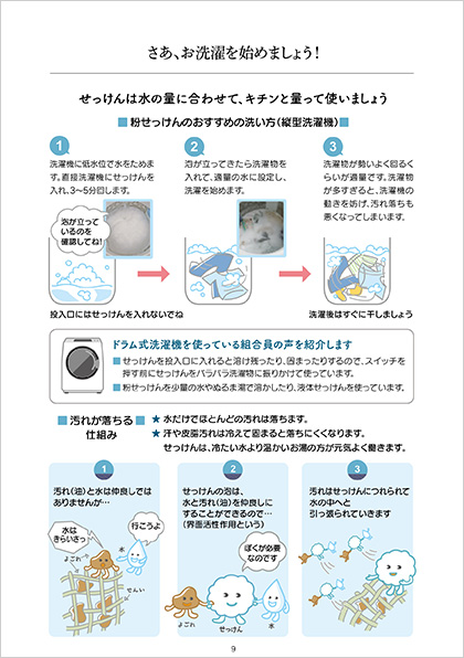 さあ、お洗濯を始めましょう