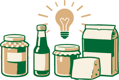 普段選ばない商品との「出会いを楽しみたい」 イラスト