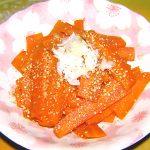 人参のごま酢煮(生産者おすすめレシピ)
