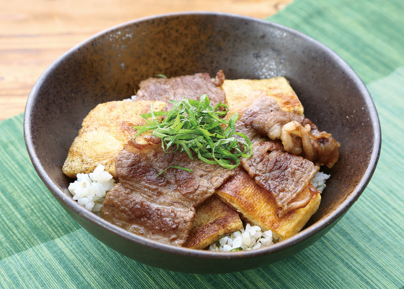 牛カルビのさっぱり丼