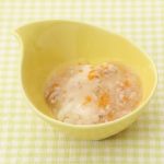 人参とそぼろのあんかけごはん(離乳食)