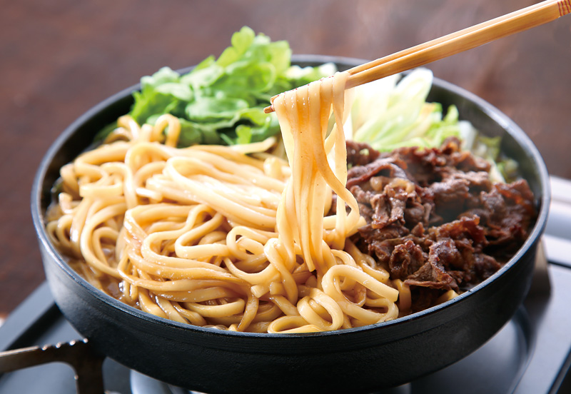 お手軽 関西風すき焼きうどん