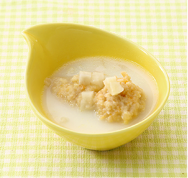 れんこん団子の豆乳スープ 離乳食