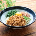 大豆まるごとミートで混ぜうどん