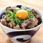 ねぎ玉牛丼