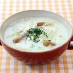 こだわりのあらびきウインナーと白菜、チーズのクリーム煮
