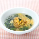 夜食に！スープかけ焼おにぎり