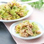 豚肉とキャベツのごまみそマヨ炒め