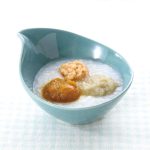 納豆とまるっとキューブの3色粥（もぐもぐ期）（離乳食）