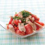 ささみとトマトの中華サラダ