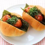 5種の野菜のふんわり肉団子で作るロールサンド