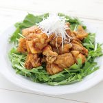 万能ゆず醤油たれ使ってみた!鶏唐揚げのゆず醤油たれ和え