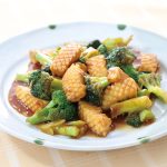 いかとブロッコリーの炒めもの