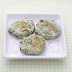 白キューブと豆腐のおやき(かみかみ期)(離乳食)