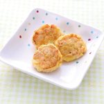 うらごしコーンと若鶏ミンチのおやき(かみかみ期)(離乳食)