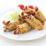 まるでエビフライ?肉巻きウインナーフライ