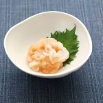 いかソーメンのめんたい和え