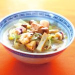 びん牛乳でコクがすごい!麺なしちゃんぽんスープ