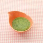 ほうれん草とうらごしコーンの煮びたし(ごっくん期)(離乳食)