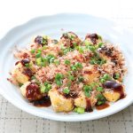 コロコロ厚揚げのカリカリお好み焼き風