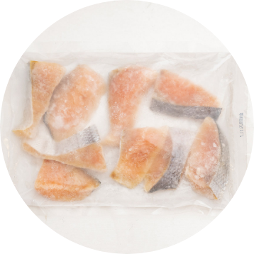 画像：弁当用塩秋鮭 180g(9切)
