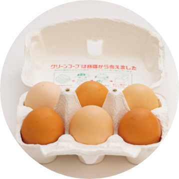 画像：元気いっぱい産直たまご 6個パック