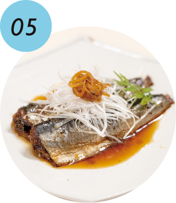 05.骨まで食べられる国産いわしの生姜煮120g（2切）