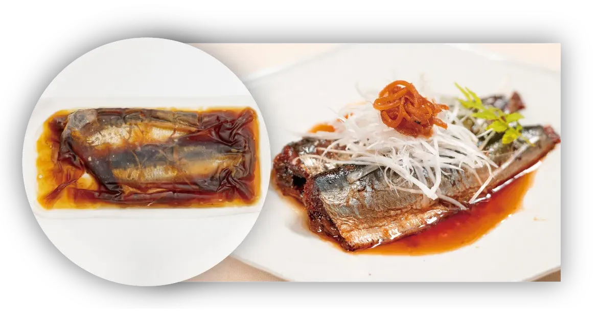 骨まで食べられる国産いわしの生姜煮