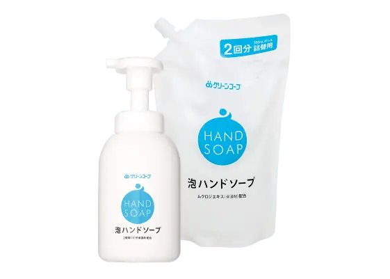 グリーンコープのせっけん類ラインナップ